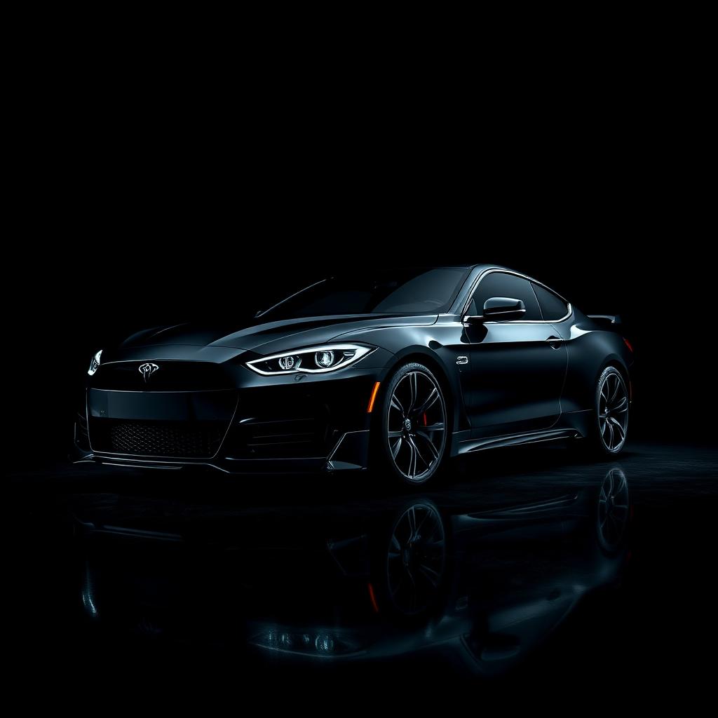 Modern Studio style custom car artwork example